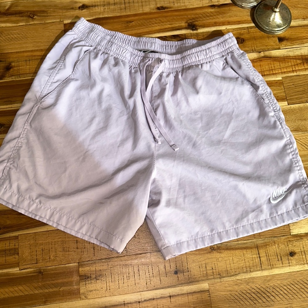 Lilac Nike woven shorts